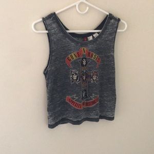 Guns and Roses distressed Tee